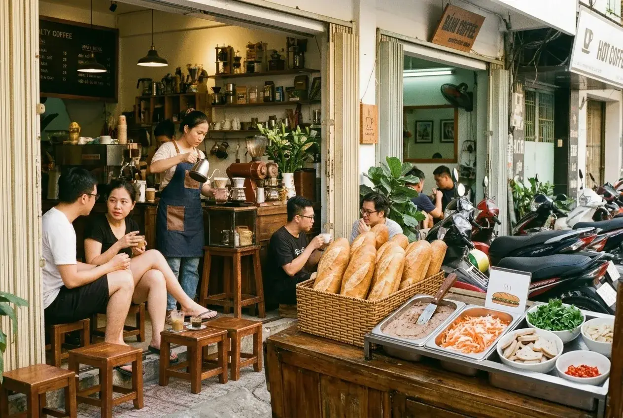 Trong quán trông như vậy 5